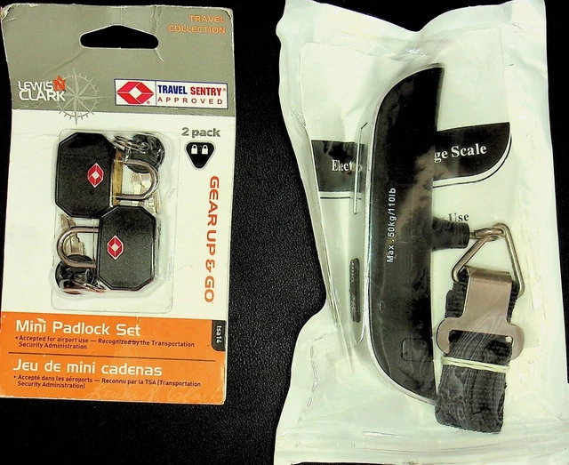 TSA APPROVED LUGGAGE Travel Suitcase Bag Locks/Keys & Electric Luggage