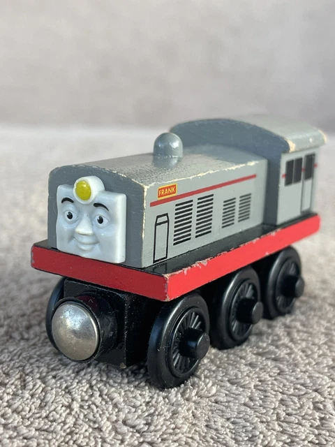 THOMAS WOODEN RAILWAY Train FRANK Rare Learning Curve Brio Elc Etc £69.