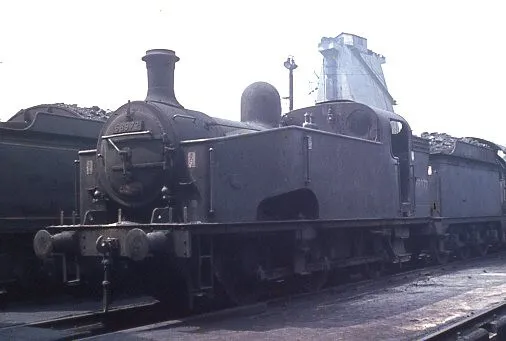 Original colour slide of 68972 ER J50 class steam loco