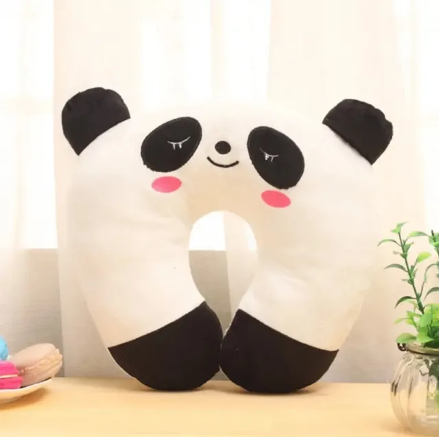 Toys Panda Print U-Shape Travel Pillow - Soft & Comfortable Neck Support
