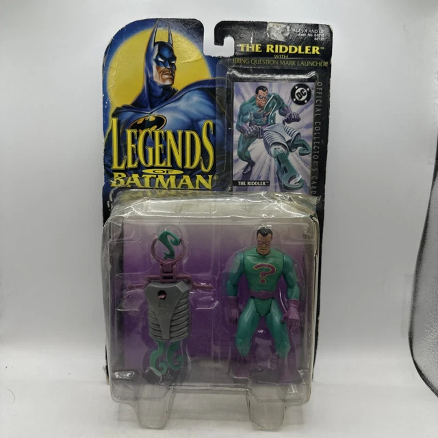 NEW KENNER LEGENDS of Batman THE RIDDLER 1995 Action Figure Box Damaged ...