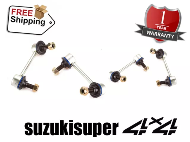 4 Mitsubishi Pajero NM NP Front + Rear Sway Bar Link Set 2001-2006