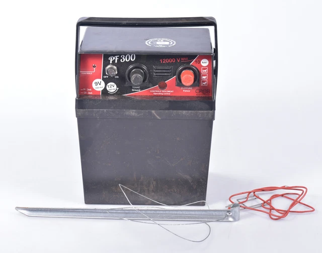 Weidezaungerät 12V Batteriegerät Elektrozaun max.10km Batteriegerät Strom Zaun