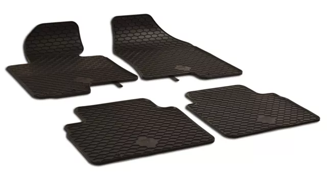 NOIR TAPIS DE SOL EN CAOUTCHOUC POUR KIA SPORTAGE 3 2010 - 2015 4pcs