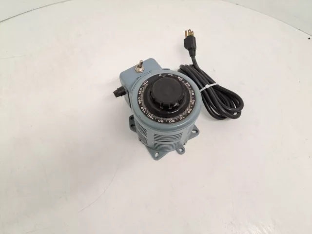 Powerstat  Variable Autotransformer 3PN116C 0-140V OUTPUT 120V Input 1PH, 10 AMP