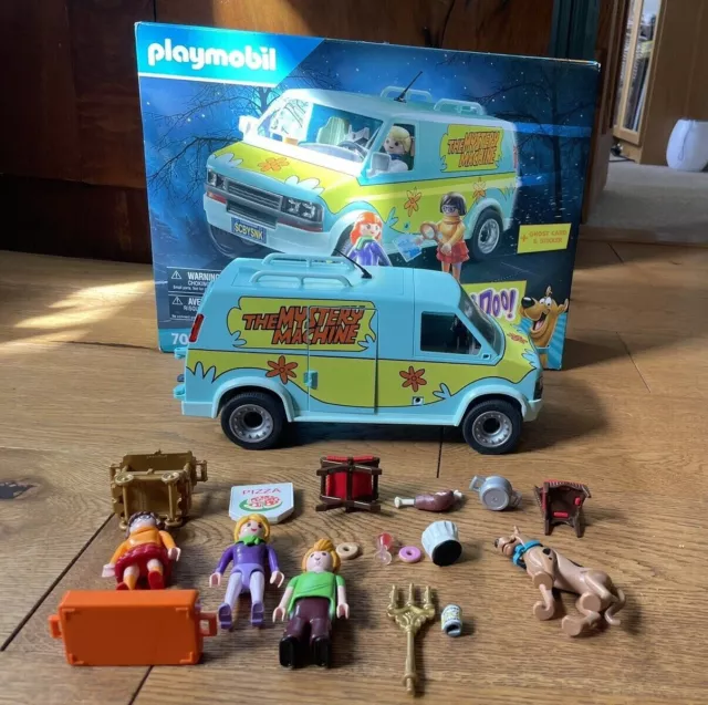 Playmobil Scooby Doo Van Mystery m/c 70286 Plus Scooby, Shaggy (partial) 70287