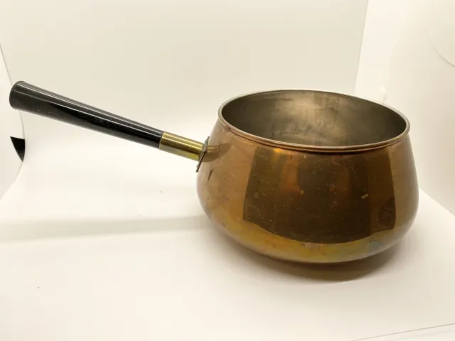 vintage B & M Douro copper sauce pan pot One Quart