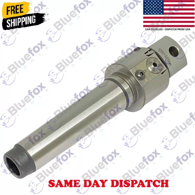 1.5'' 38mm Boring Head With Threaded MT3 Arbor Handle For Milling Machine (USA)