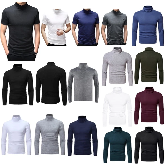 Haut Thermique Homme Col Montant - Maillot De Corps Hiver Sous-pull - Taille Grande