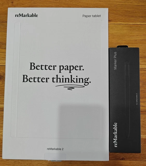 Remarkable 2 digital paper tablet with Marker Plus Pen