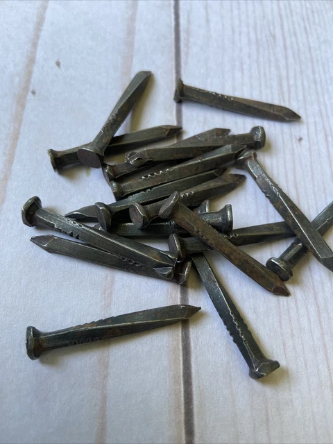 Vintage Twisted Nails Square Head 1 1/2 inch