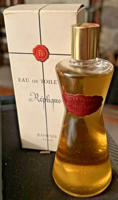 Vtg New Raphael Paris Replique Perfume Bottle Eau De Toilette 4oz France