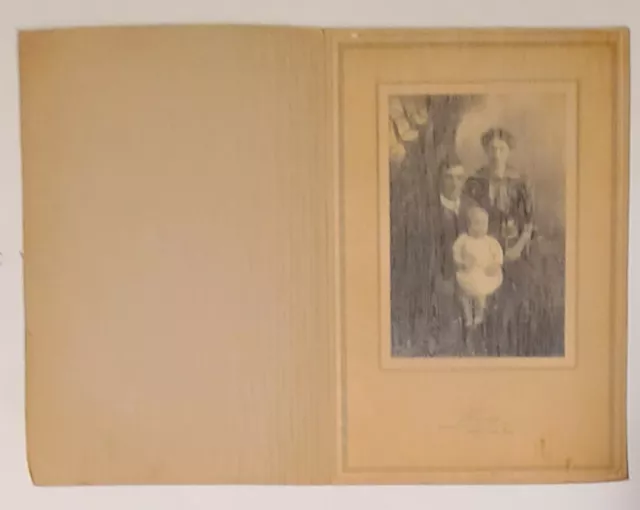 Vintage Original Early Photo-Family Poitrait PHARES Studios-Oroville, Ca. 3