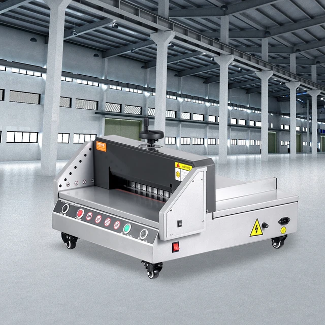 VEVOR Elektrischer Papierschneider 482mm - Automatischer Hebelschneider Bis 800 Blatt