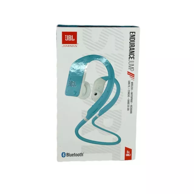 JBL Endurance Jump Waterproof Wireless In-Ear Sport Headphones Headsets - Teal