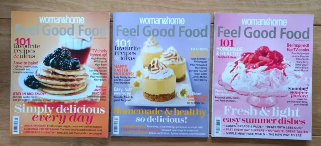 3 x Feel Good Food Magazine - Issues 26-28 2013 - Passionate About Food - Used