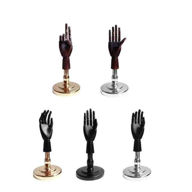 Mannequin Hand Moveable Jewelry Display Holder Stand Manikin Hand Figure for Art