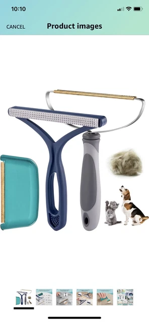 3pcs Reusable Dog Cat Pet Hair Remover Roller for Furniture Couch Carpet Seat
