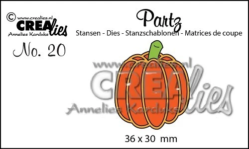 Crealies Partz Nr. 20 Pumkin B - Kürbis CLPartz20 Halloween Stanzschablone