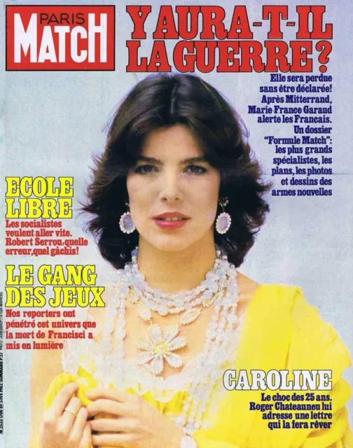 Paris Match n°1706 du 05/02/1982 Caroline de Monaco Jeux Francisci Marcos