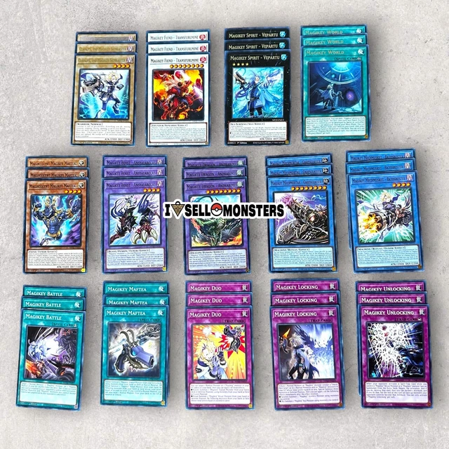 Yugioh! 42 Card MAGIKEY Deck CORE Yu-gi-oh! Fiend Beast Dragon Spirit DUO MAFTEA
