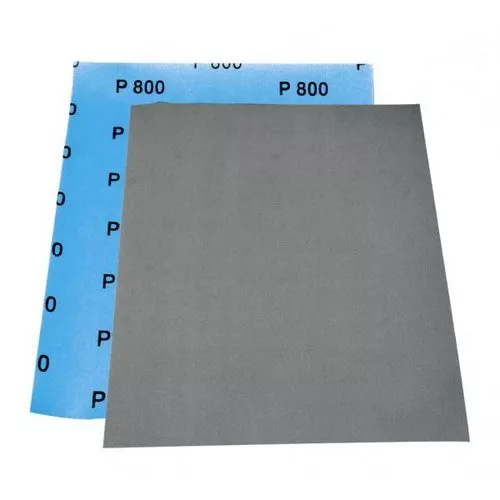 Lot de 10 Feuilles abrasives a l'eau grain de 800 à 5000, format 230 x 280mm