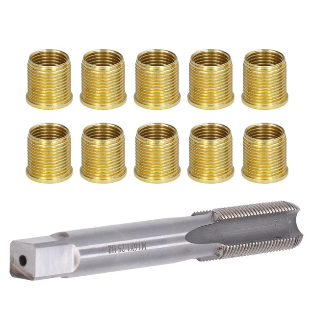 Thread Tools Gasoline Engine M14x1.25 Inserts And M16x1.25 Tap Kit
