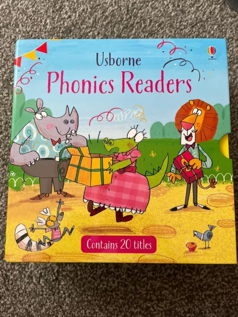 Usborne First Phonics Reading Library 20 Books Collection Set Phonics Readers