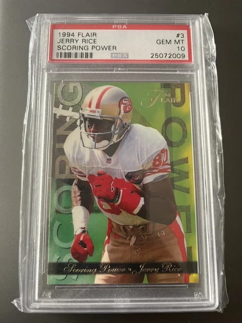 JERRY RICE 1994 Flair Scoring Power #3 PSA 10 GEM MINT. .99!! $28.37 ...
