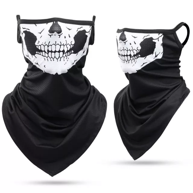 Neck Gaiter Face Mask Bandana Motorcycle Sun Shield Cycling Breathable Scarf