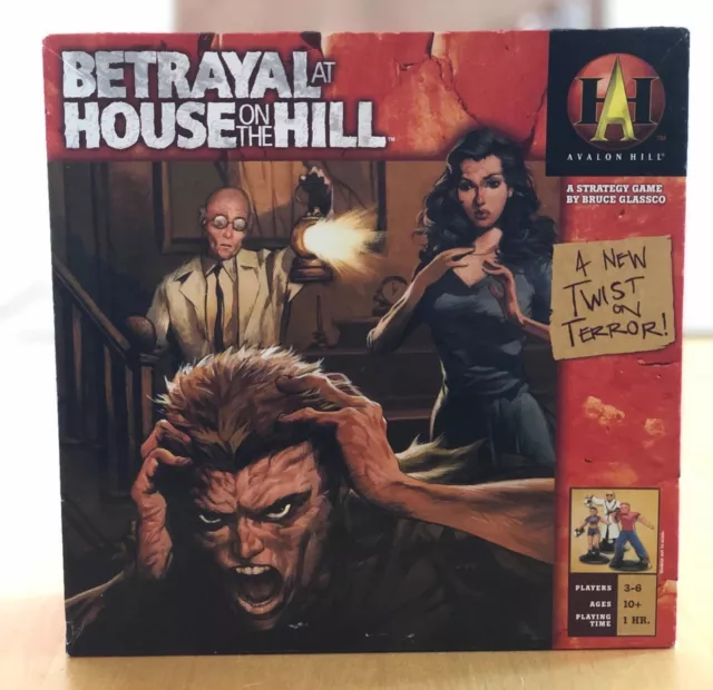 Avalon Hill Board Game Betrayal at House on the Hill First (1st) Edition 2004