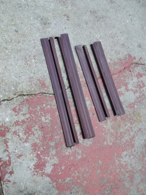 84 Mercedes 300E w124 RED door sil plates plastic set of 4 for the sedan car