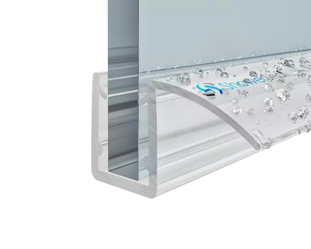 SHOWER DOOR SEALS For Pivot And Hinged Doors Water Deflector Seals £12.