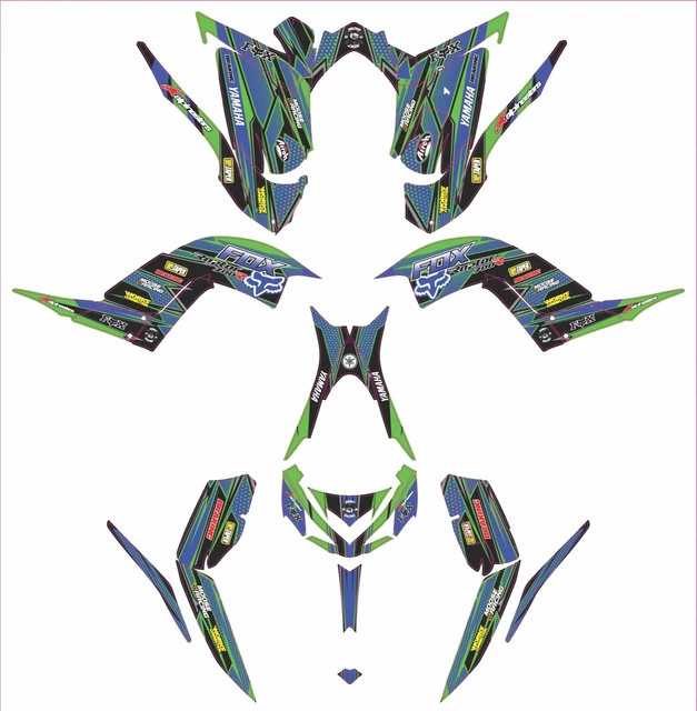 Fits YAMAHA 2013 2014 2015 2016 2017 2018 2019 RAPTOR 700 GRAPHICS KIT DECALs