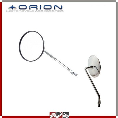 Aeon COPPIA SPECCHIETTI RETROVISORI SPECCHI PER AEON GOES 320 MAX CROMATI CUSTOM UNIV 