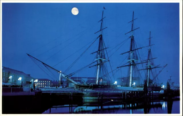 Twilight at USS Constitution ~ Old Ironsides ~ Charlestown Navy Yard Boston MA