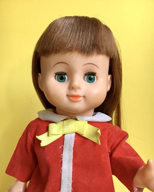 VINTAGE NAKAJIMA NAKASHIMA Seisakusho Japan Walker Girl Doll Toy Sleep