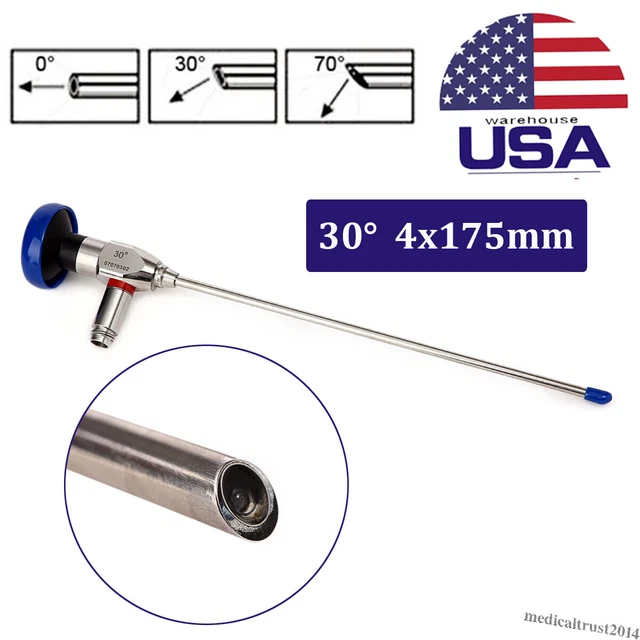 30° Rigid 4x175mm Endoscope Arthroscope Nasal Sinuscope 30 Degree ENT Mirror