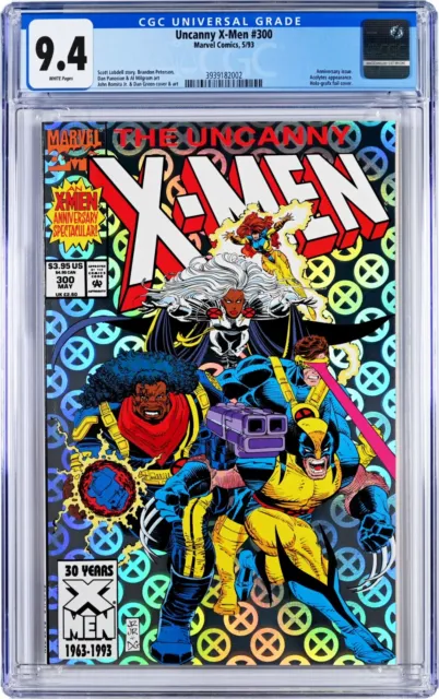 Uncanny X-Men #300 CGC 9.4 (May 1993, Marvel) JRJ & Green Holo-Grafx Foil Cover