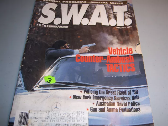 SWAT Survival Weapons and Tactics Magazine January 1994