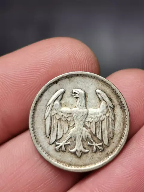 Allemagne, 1 Mark argent 1924 D ! 4,98 g