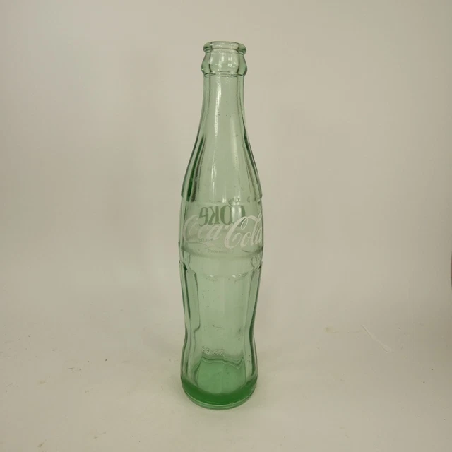 VINTAGE COCACOLA COKE Green Glass 10 Oz Bottle Fojed £4.60 PicClick UK