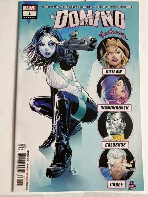 Domino (2018) Annual #1 A Cover by Greg Land