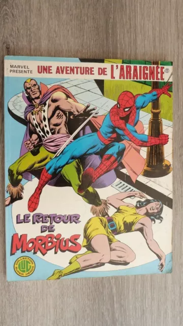 BD UNE AVENTURE DE L ARAIGNEE n° 4 LE RETOUR DE MORBIUS EO 1978 LUG MARVEL