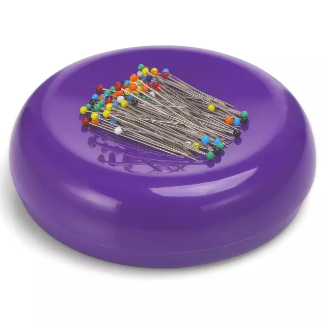 Magnetic Pin Cushion Sewing Needles Storage Holder Knitting Magnet Needle Box