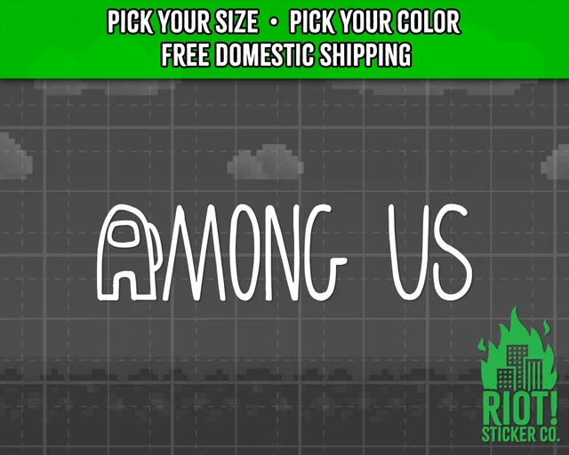 AMONG US LOGO Decal for Car Sticker for Laptop Yeti Window Video Game