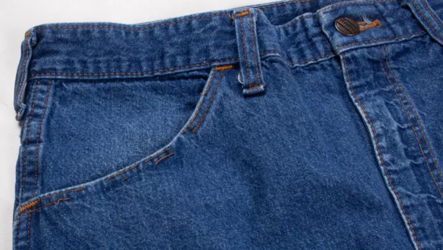 VINTAGE 1960S/1970S DICKIES Branders Talon Zipper Denim Blue Jeans Men ...