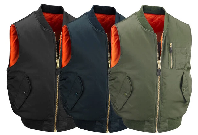 MA1 Bodywarmer Vest Gilet Padded Insulated Defect