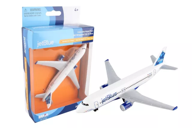 5.75 Inch Airbus A320 Jet Blue Diecast Model APPROX 1/257 Scale