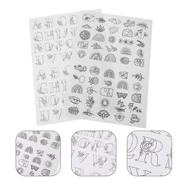 2 piezas estabilizador soluble en agua práctico estabilizador de bordado costura decorativa